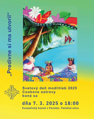 7.3.2025 o 18:00 Svetový deň modlitieb 2025 Cookove ostrovy