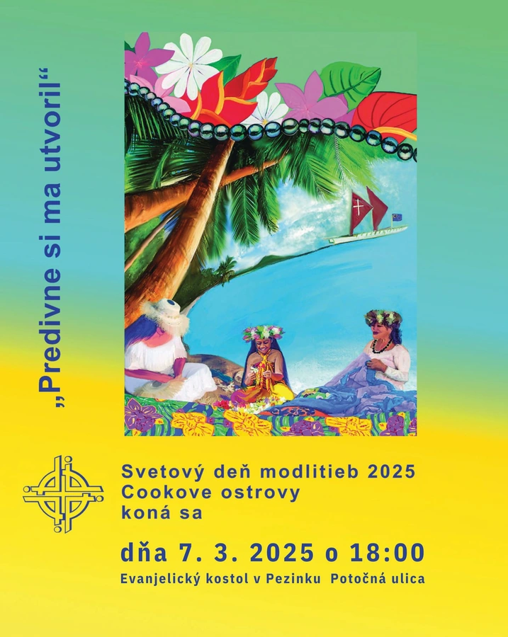 7.3.2025 o 18:00 Svetový deň modlitieb 2025 Cookove ostrovy