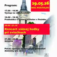 Noc kostolov 29.5.2026