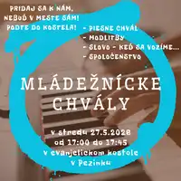 Mládežnícke chvály 27.5.2026 o 17:00